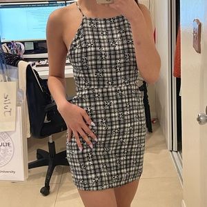 Urban Outfitters Gingham Dress- Gingham and Flowers